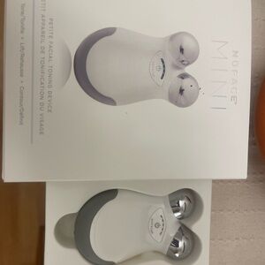 NuFace Mini Facial Toning Device - White and Silver